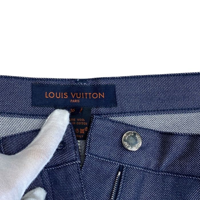 Louis Vuitton LV Cup Roll Up Denim Pants Jeans 651 Cotton Blue All Year Round — view 5