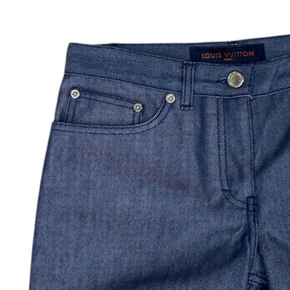 Louis Vuitton LV Cup Roll Up Denim Pants Jeans 651 Cotton Blue All Year Round — view 4
