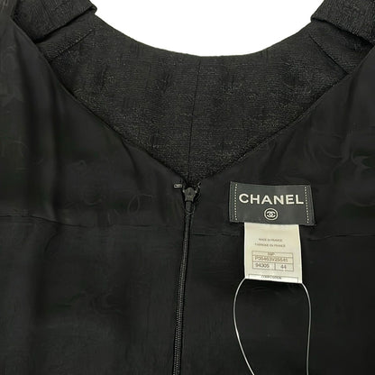 Chanel Dress 44 L Black Knee Length — view 7
