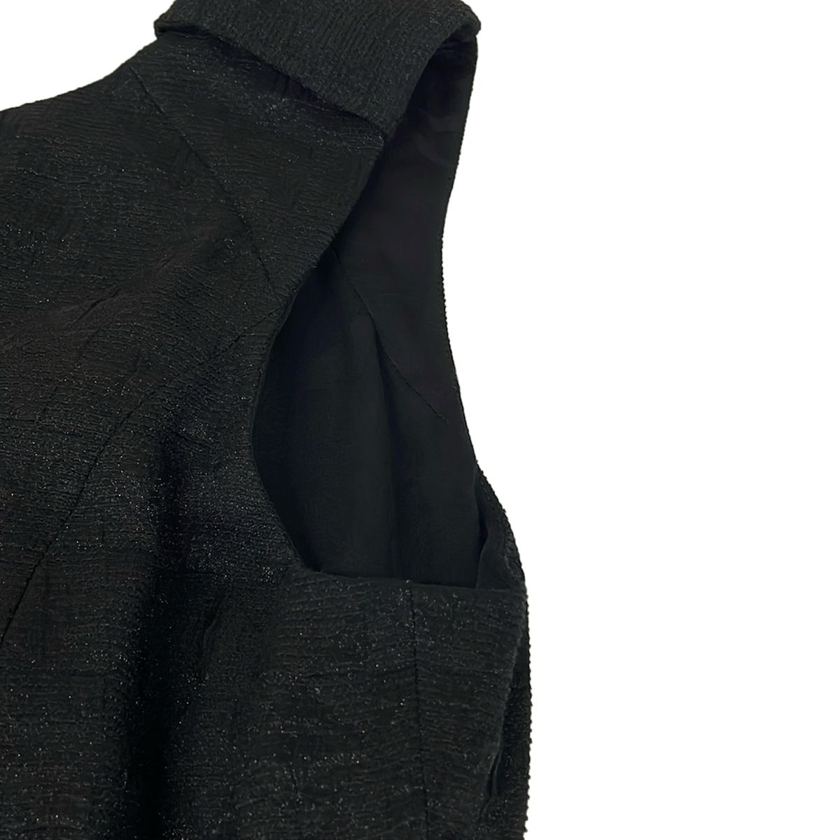 Chanel Dress 44 L Black Knee Length — view 5