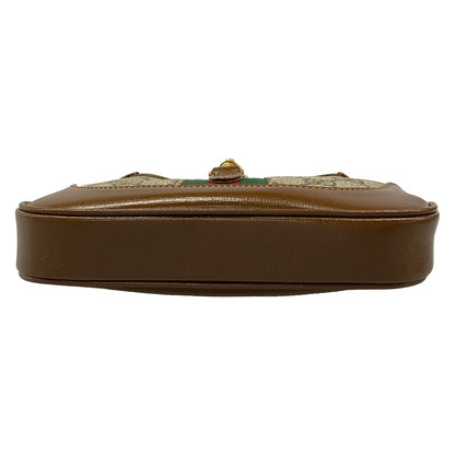 Gucci Handbag Jackie Beige Brown Red Green 2-Way Leather — view 5