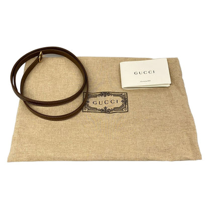 Gucci Handbag Jackie Beige Brown Red Green 2-Way Leather — view 8
