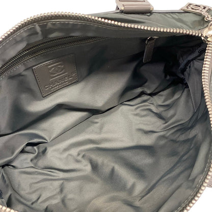Chanel Handbag Sports Line Gray Green Silver Leather Fur Rabbit — view 7