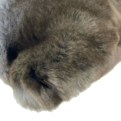 Chanel Handbag Sports Line Gray Green Silver Leather Fur Rabbit — view 6