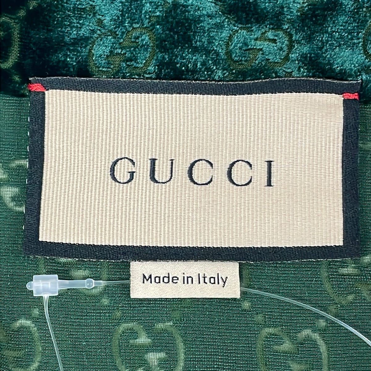 Gucci Long Sleeve Shirt Xxs XS GG de Ville Khaki Cardade — view 5