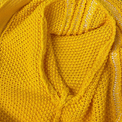 Gucci Cardigan S Yellow White Adidas Collaboration Cotton Linen — view 9