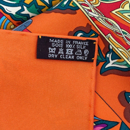 Hermes Scarf Carre 90 Voyage en Etoffes a Journey Through the World's Fabrics — view 7