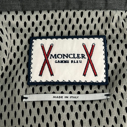 Moncler Jacket 3 L Dark Gray Long Sleeve Zip Up Built in Hood Spring Autumn — view 3