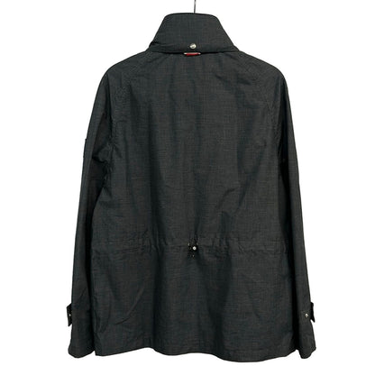 Moncler Jacket 3 L Dark Gray Long Sleeve Zip Up Built in Hood Spring Autumn — view 2