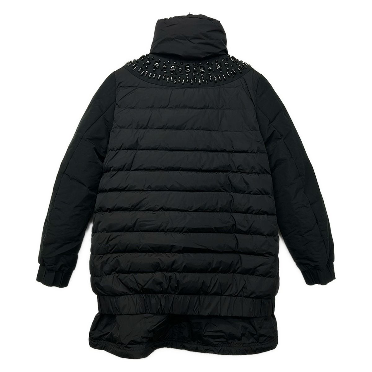 Moncler Down Jacket 1 S Balme Black Long Sleeve Bijou Winter — view 2