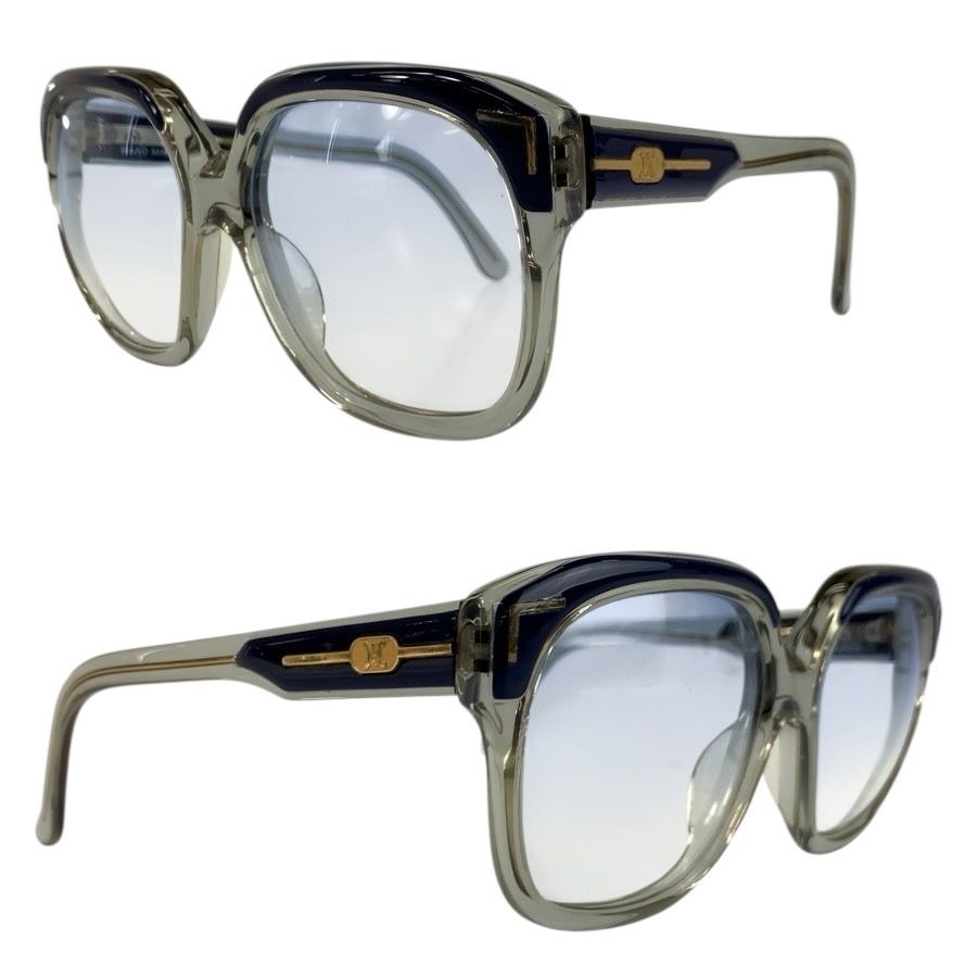 Celine Vintage Blue Acetate Sunglasses Eyewear — view 4