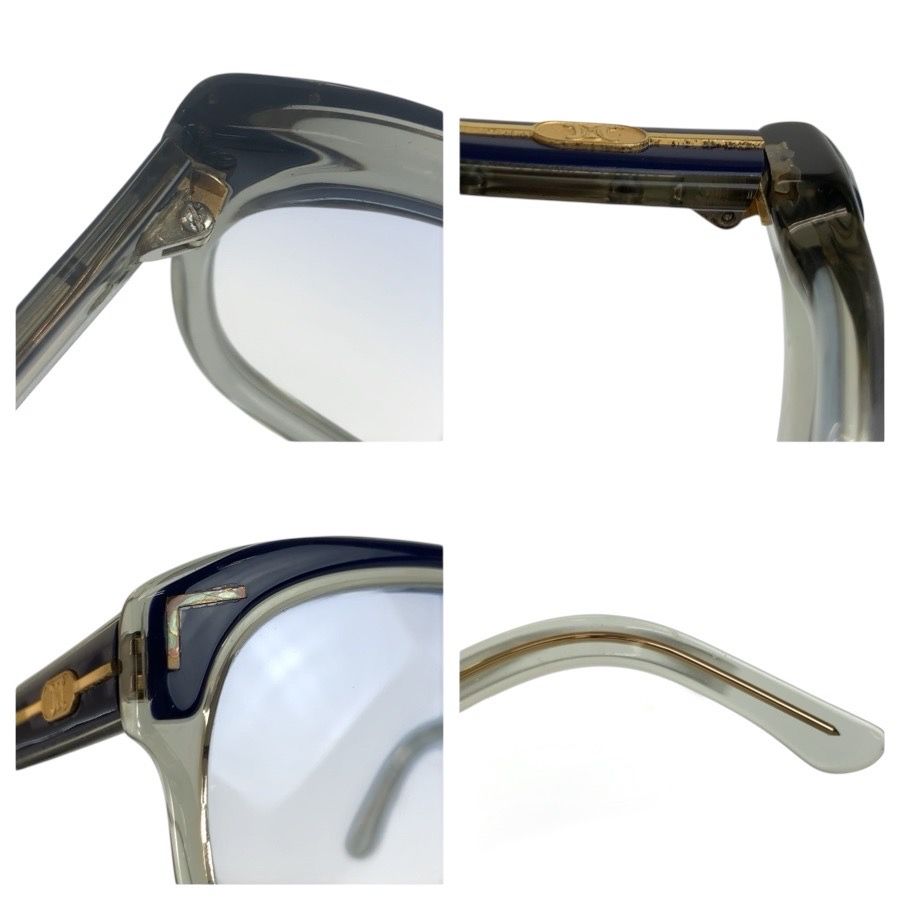 Celine Vintage Blue Acetate Sunglasses Eyewear — view 8