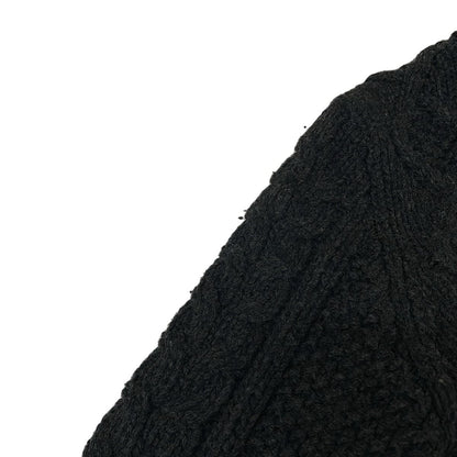 Moncler Long Sleeve Sweater L Maglione Tricot Ciclista Dark Gray Turtleneck — view 7