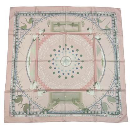 Hermes Rare Carre 90 One Era One Scarf Pink