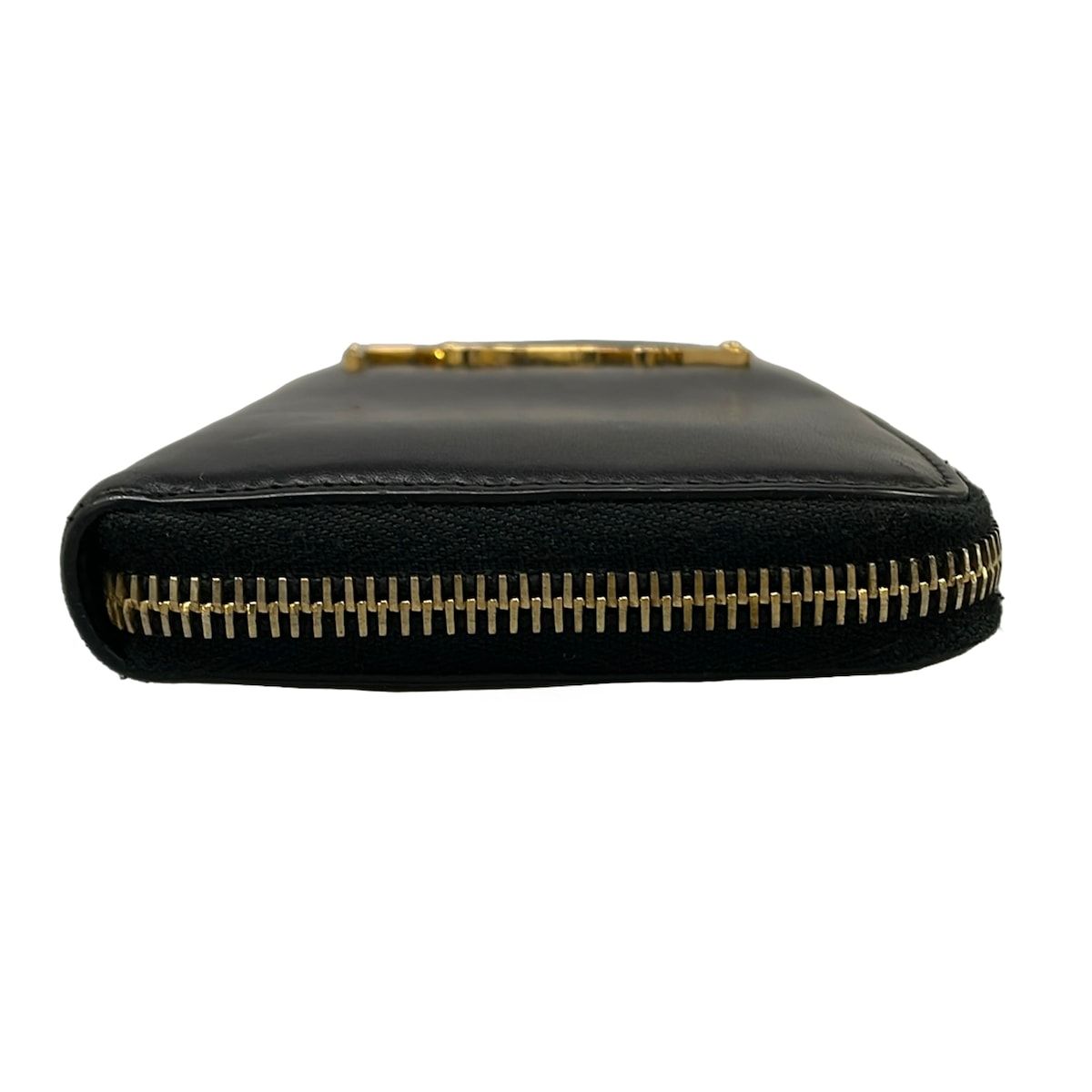 Saint Laurent Paris Wallet Black Zip Around Leather — view 9