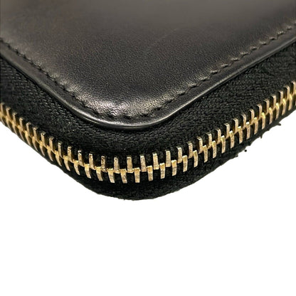 Saint Laurent Paris Wallet Black Zip Around Leather — view 7
