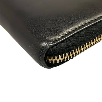 Saint Laurent Paris Wallet Black Zip Around Leather — view 6