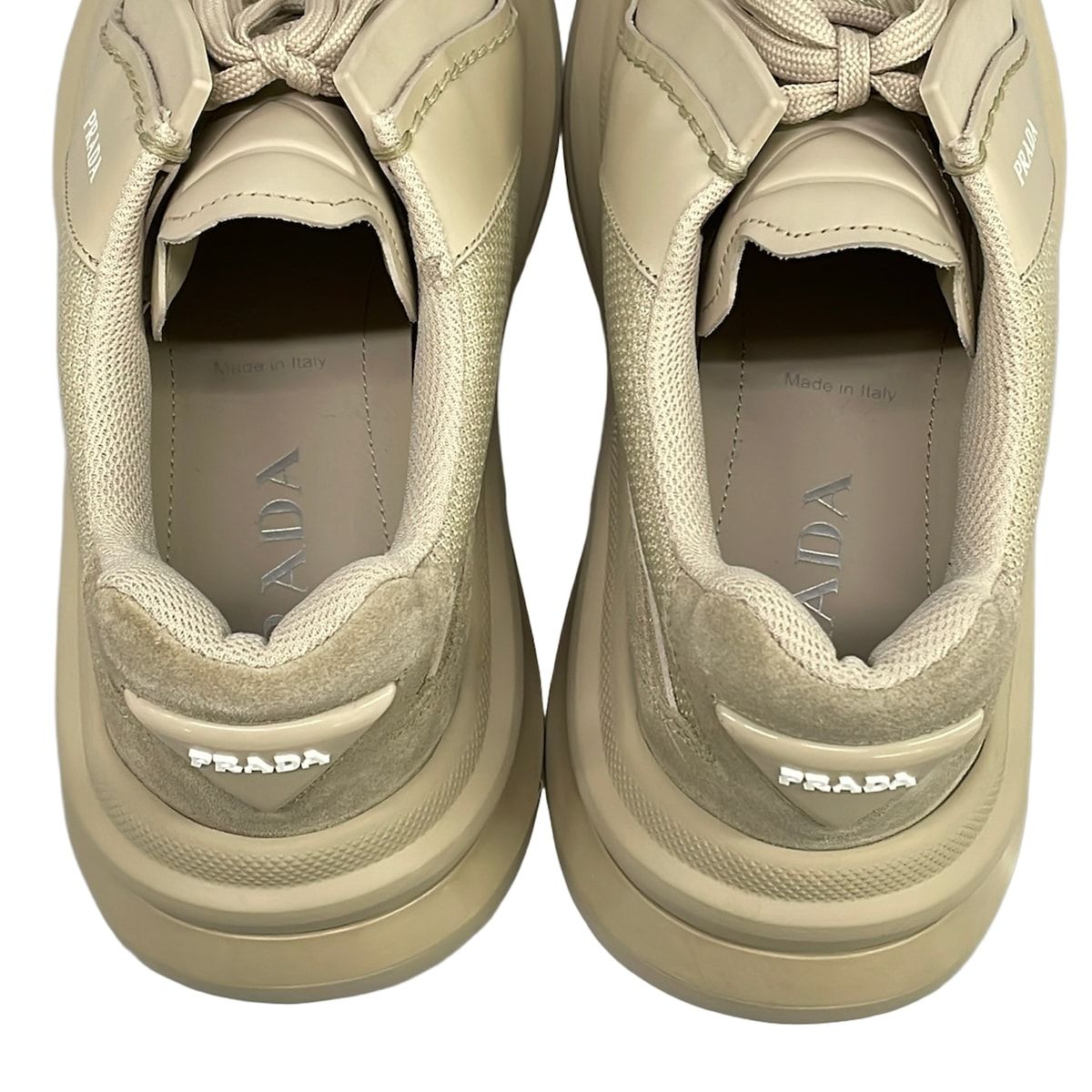 Prada Sneakers 6 Beige Leather — view 7