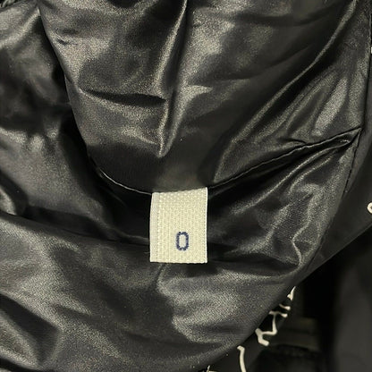 Moncler Down Jacket 0 XS Monteain Giubbotto Black White Winter Zip — view 6