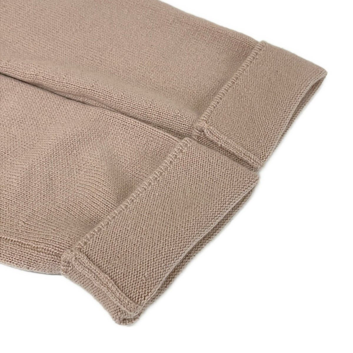 Chanel Cardigan 38 M Pink Beige Red Chain Cashmere — view 6