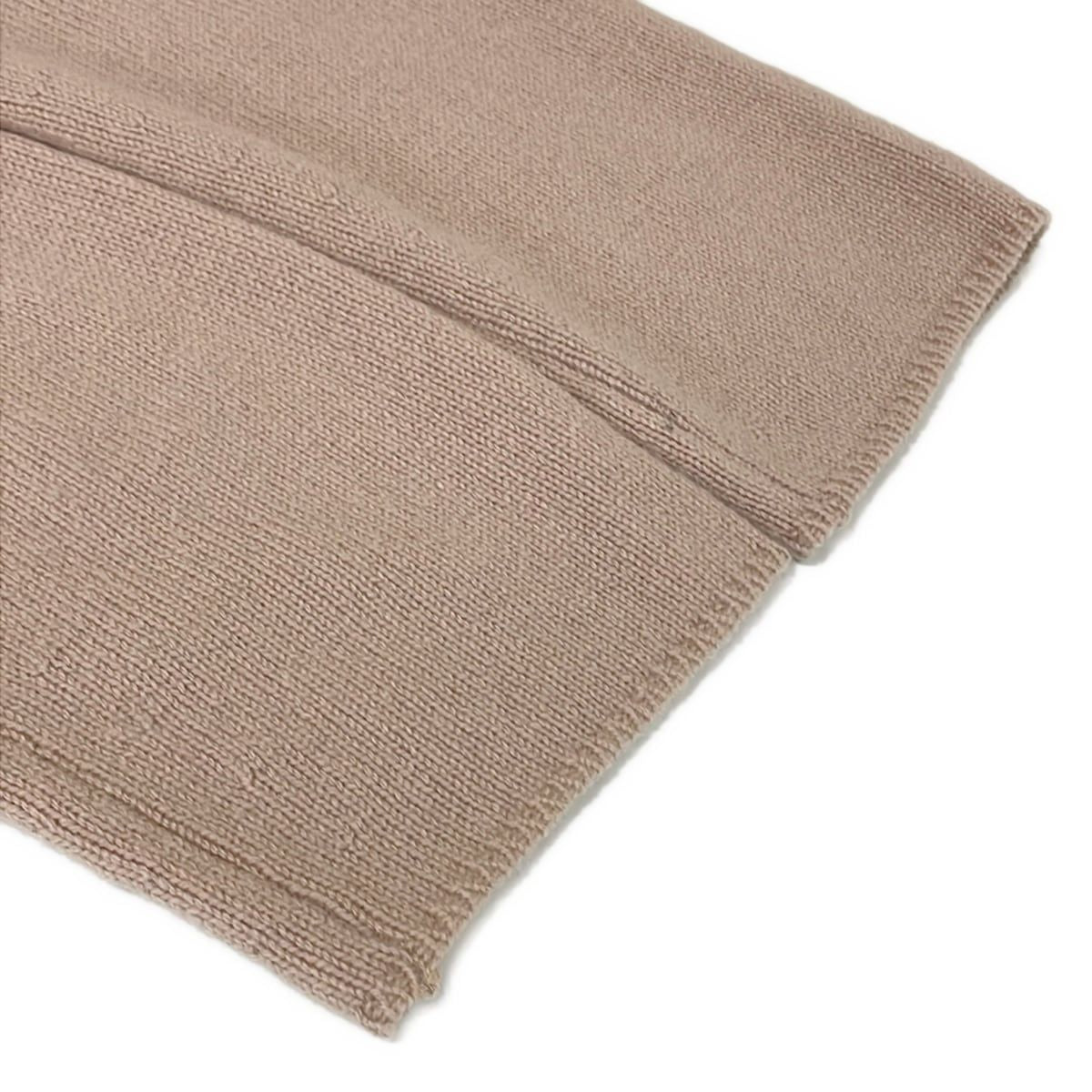 Chanel Cardigan 38 M Pink Beige Red Chain Cashmere — view 5