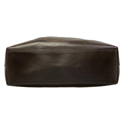 Gucci Tote GG Pattern Guccissima Line Dark Brown Leather — view 5