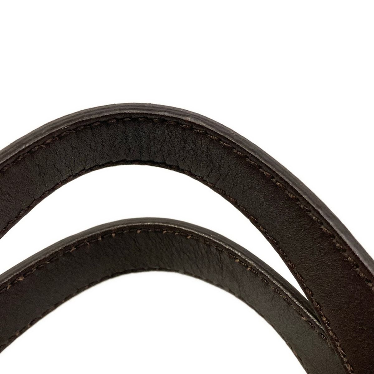 Gucci Tote GG Pattern Guccissima Line Dark Brown Leather — view 9