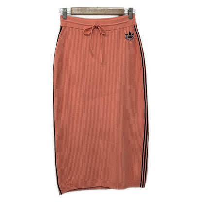 Gucci Long Skirt M Pink Black Knit Waist Togo Adidas Collaboration