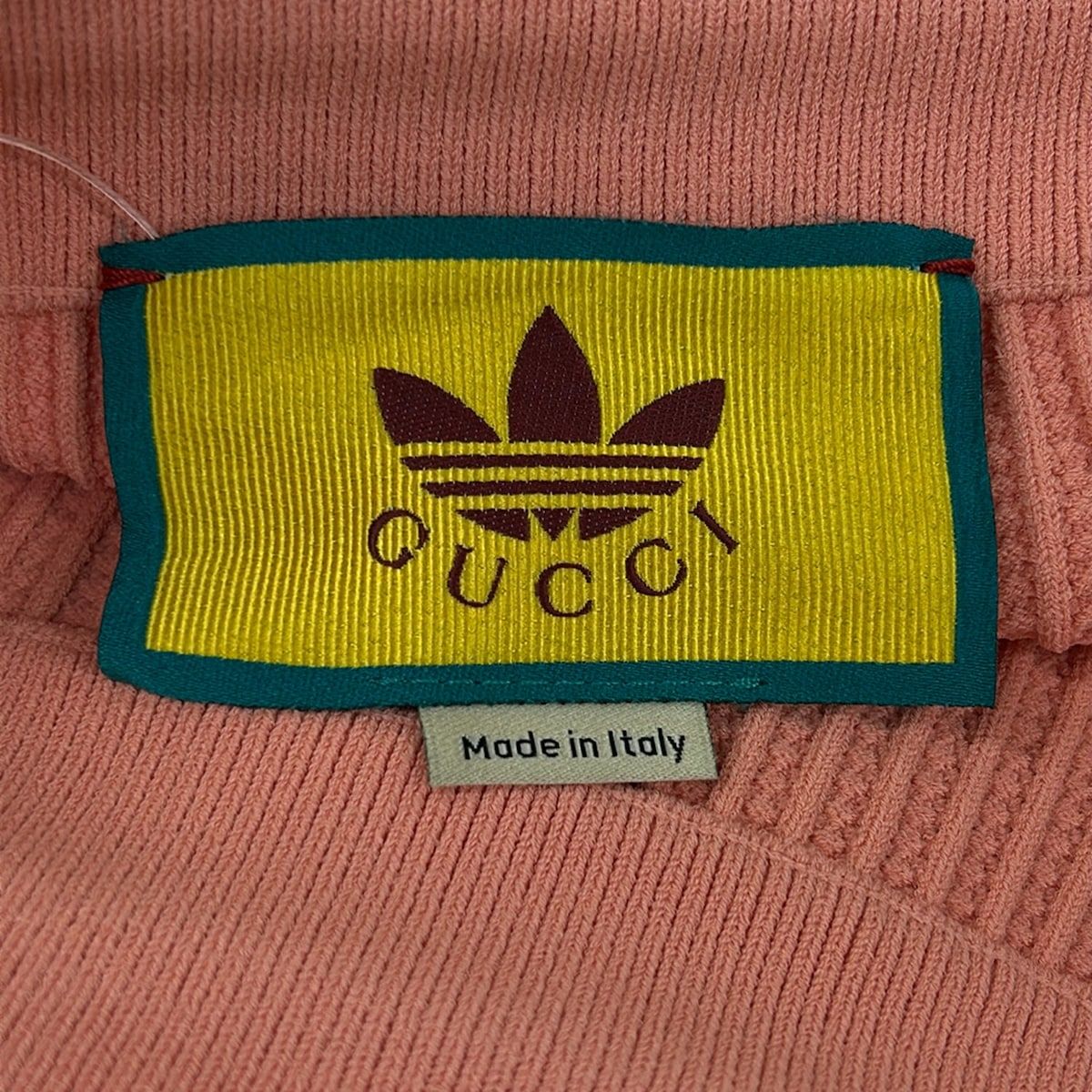 Gucci Long Skirt M Pink Black Knit Waist Togo Adidas Collaboration — view 3