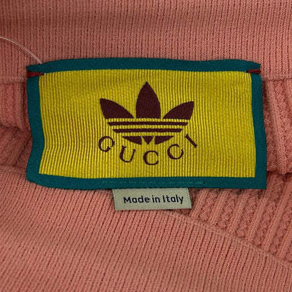 Gucci Long Skirt M Pink Black Knit Waist Togo Adidas Collaboration — view 3
