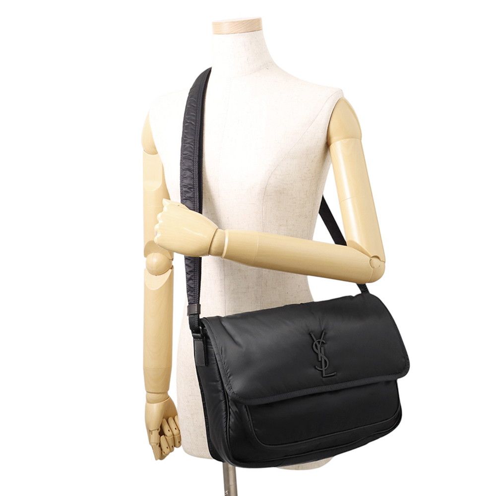 Saint Laurent Paris Shoulder Bag Niki Nylon Black — view 4