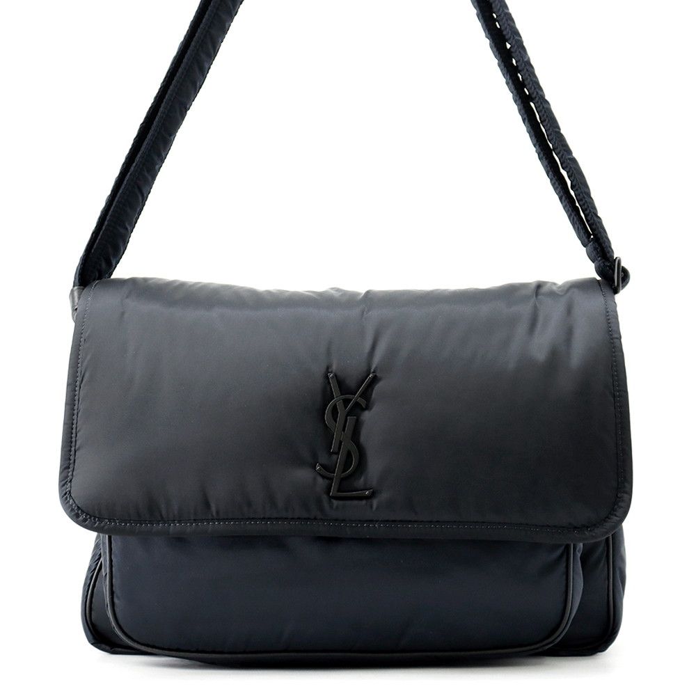 Saint Laurent Paris Shoulder Bag Niki Nylon Black