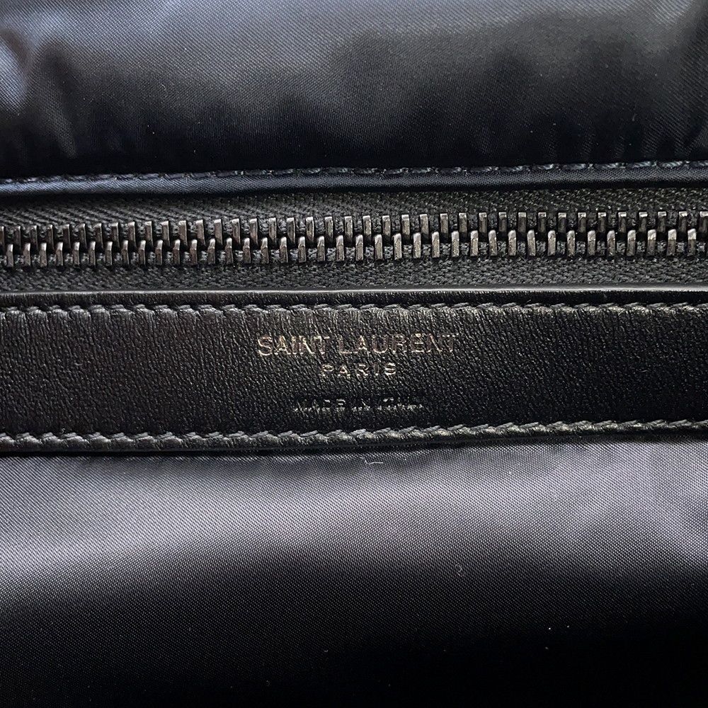 Saint Laurent Paris Shoulder Bag Niki Nylon Black — view 8