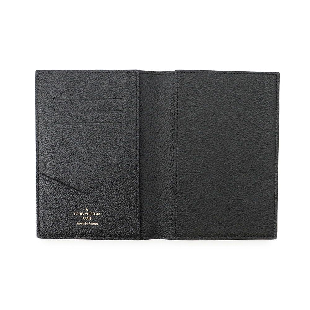 Louis Vuitton Monogram Empreinte Passport Cover Couverture NM Black — view 4