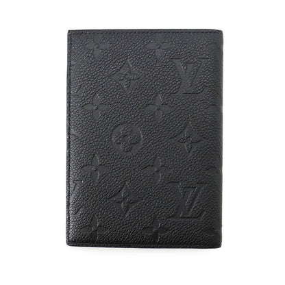 Louis Vuitton Monogram Empreinte Passport Cover Couverture NM Black — view 3