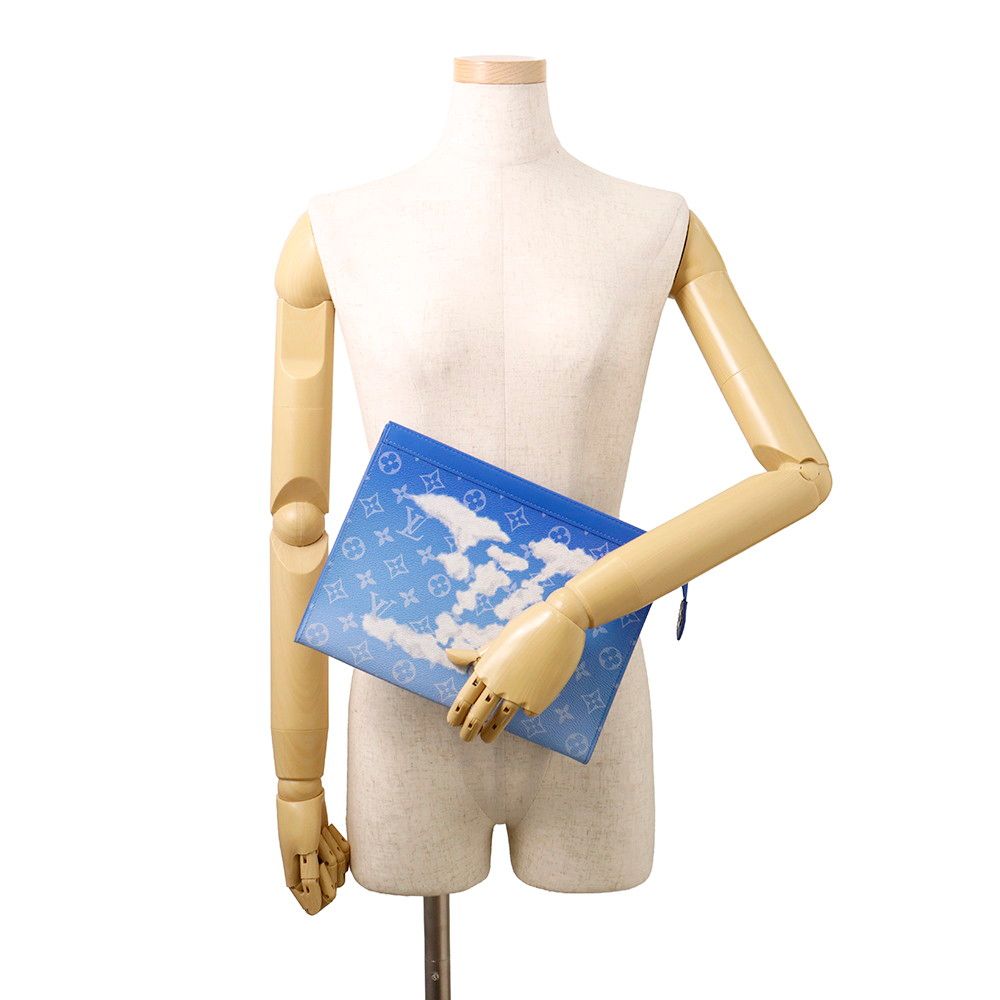 Louis Vuitton Clutch Monogram Clouds Pochette Voyage Virgil Abloh — view 4