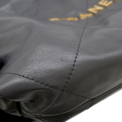 Chanel Backpack 22 Small Shiny Calfskin — view 6