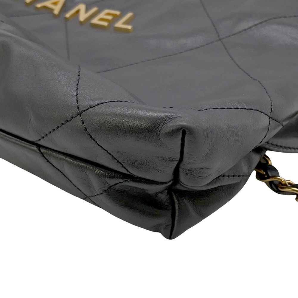Chanel Backpack 22 Small Shiny Calfskin — view 7