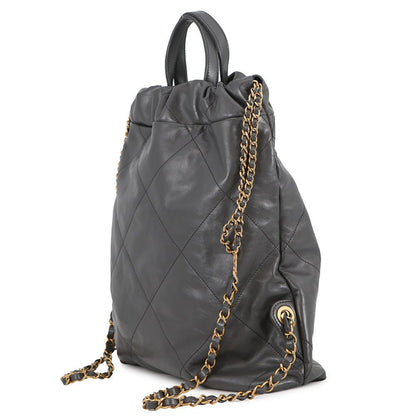 Chanel Backpack 22 Small Shiny Calfskin — view 2