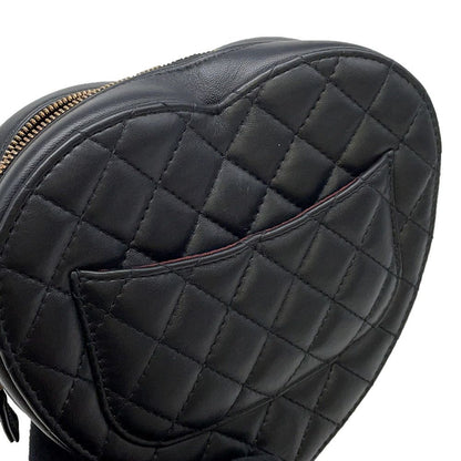 Chanel Chain Shoulder Bag Quilted Heart — view 6