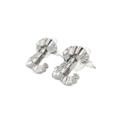 Chanel Earrings CC Logo Rhinestone 26 — view 2