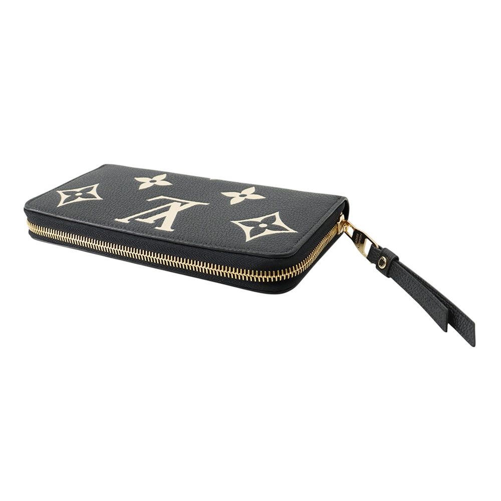 Louis Vuitton Wallet Monogram Empreinte Zippy Black Zip Around — view 2