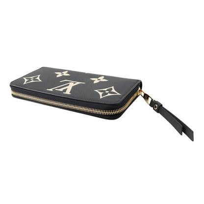 Louis Vuitton Wallet Monogram Empreinte Zippy Black Zip Around — view 2