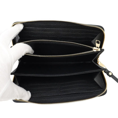 Louis Vuitton Wallet Monogram Empreinte Zippy Black Zip Around — view 4