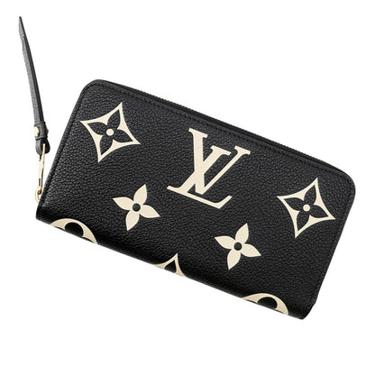 Louis Vuitton Wallet Monogram Empreinte Zippy Black Zip Around
