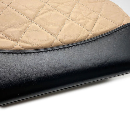 Chanel Backpack Gabriel de Small CC Logo Quilted Aged Calfskin Black — view 8