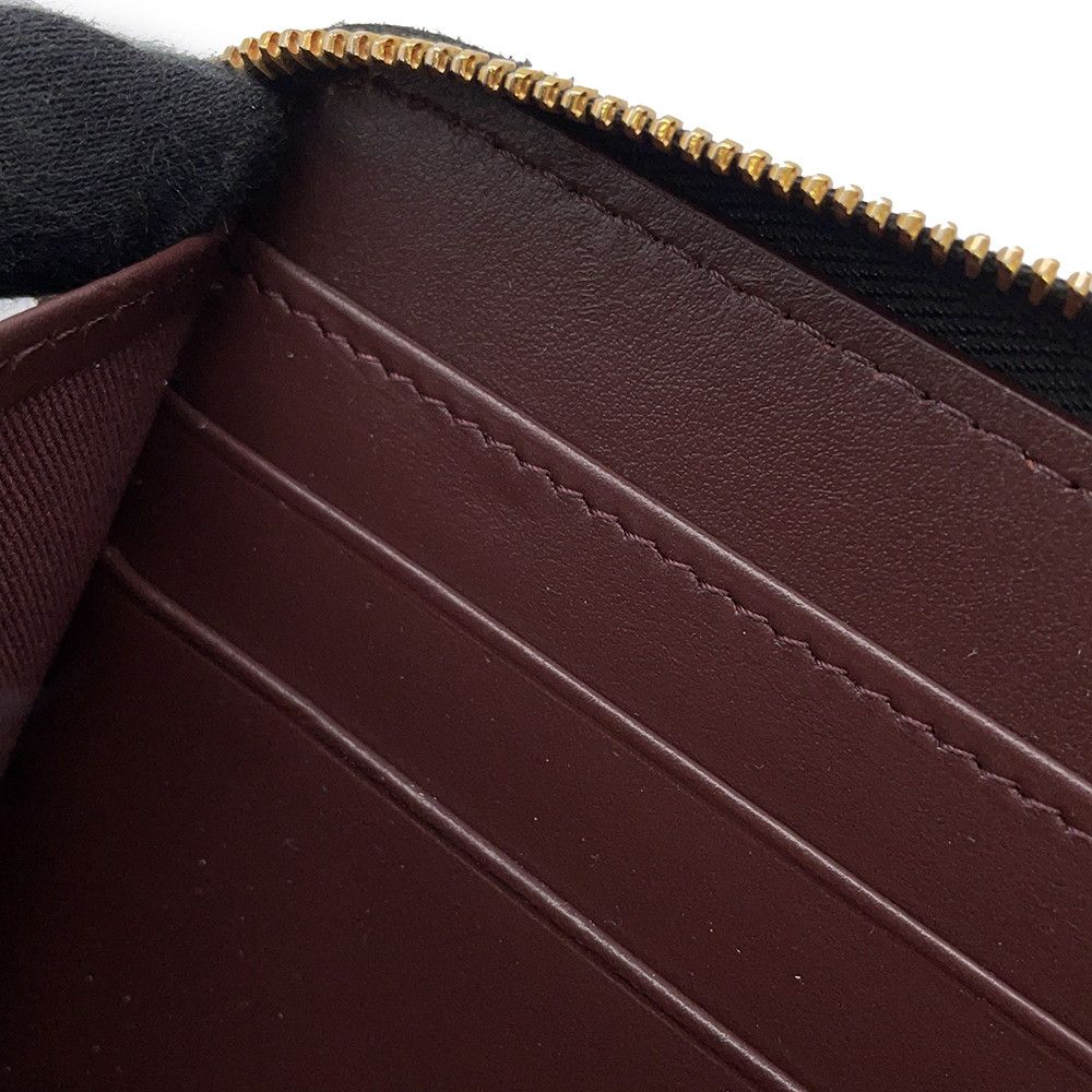 Chanel Wallet Classic Long Zip CC Logo Quilted Caviar Leather Black — view 7