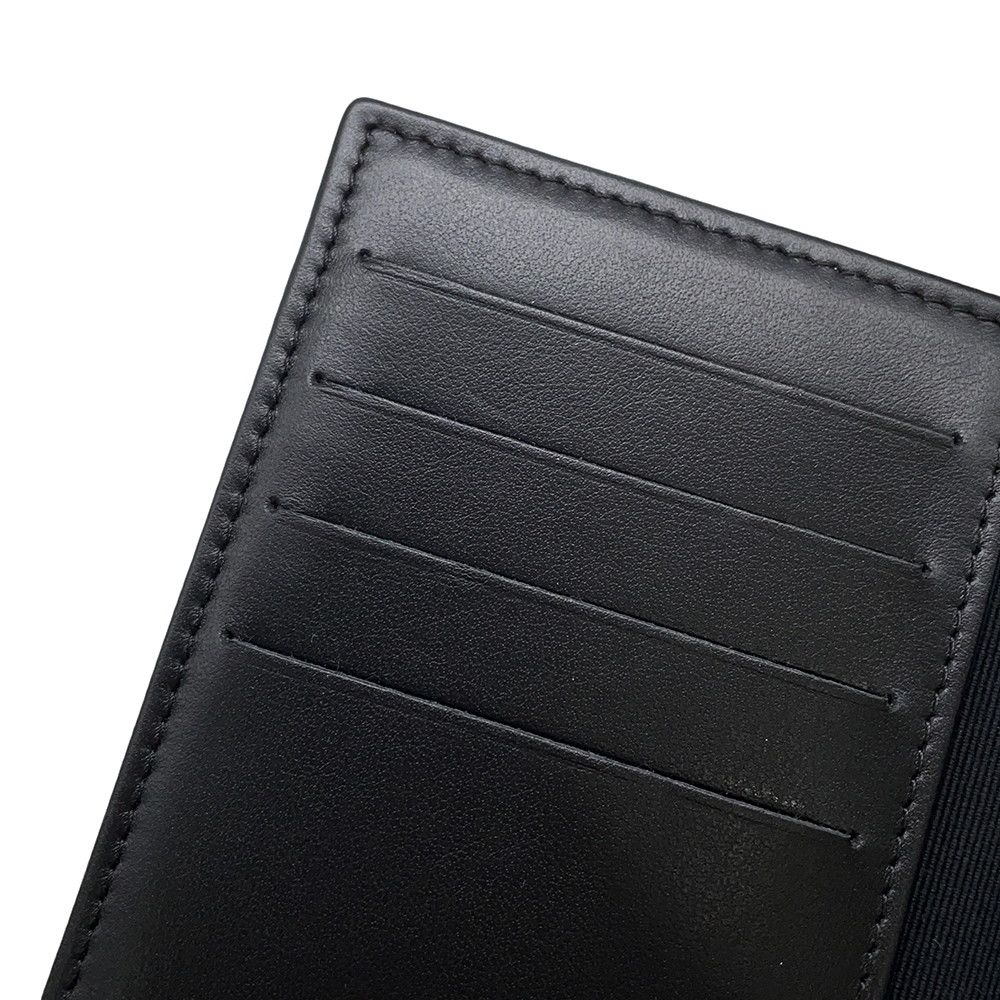 Chanel Passport Case CC Logo Quilted Caviar Leather Rhinestone Cover Black — view 6