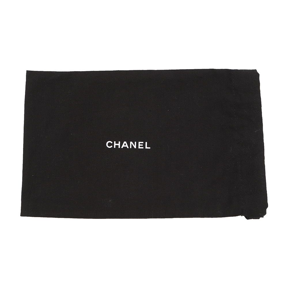 Chanel Passport Case CC Logo Quilted Caviar Leather Rhinestone Cover Black — view 9