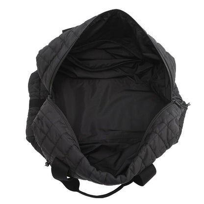 Saint Laurent Paris Boston Bag Noux Quilted Nylon Black — view 6